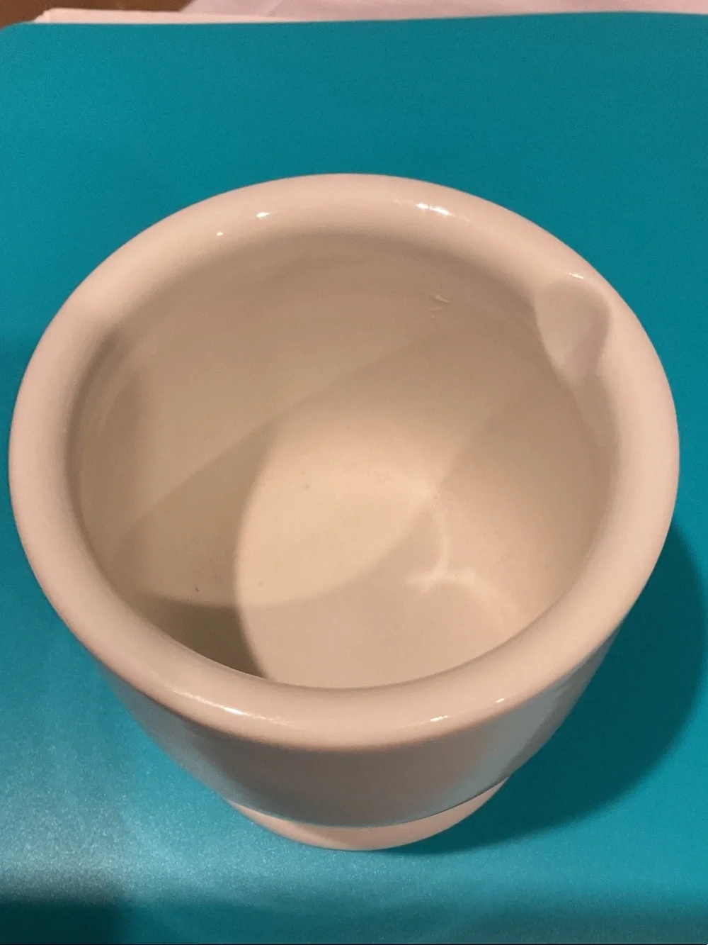 Cost Plus World Market White Ceramic Mortar and Pestle made in Japan